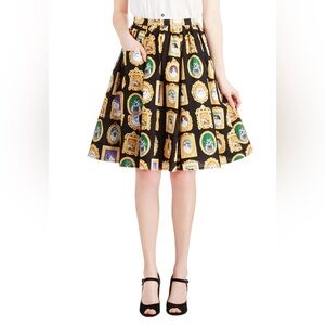 ModCloth framed cat skirt, size 1X